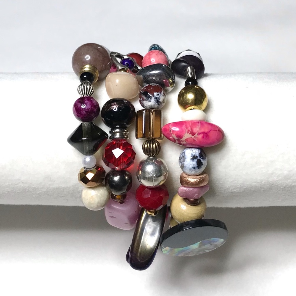 Handmade Bracelet with Vintage and Modern Elements (NB55-2H) New Without Tags - Picture 3 of 7